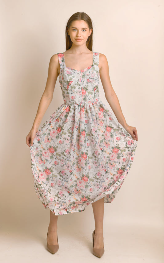 Floral Print Cami Dress