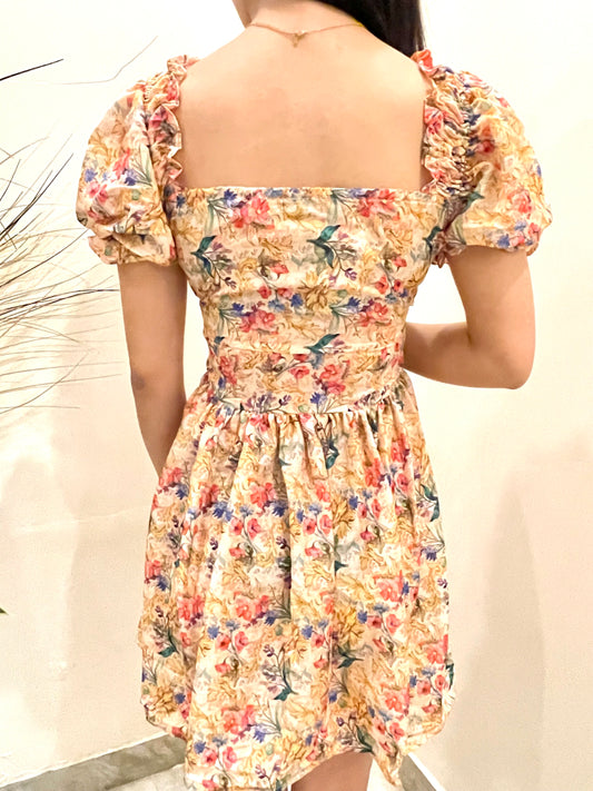 Floral Print Stylist Dress Party Wear For Women