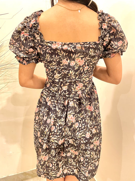 Floral Print Stylist Dress Party Wear For Women