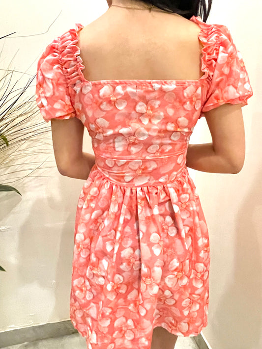 Floral Print Stylist Dress Party Wear For Women