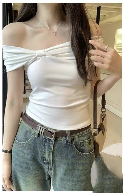 Women Regular Fit Off-Shoulder Top